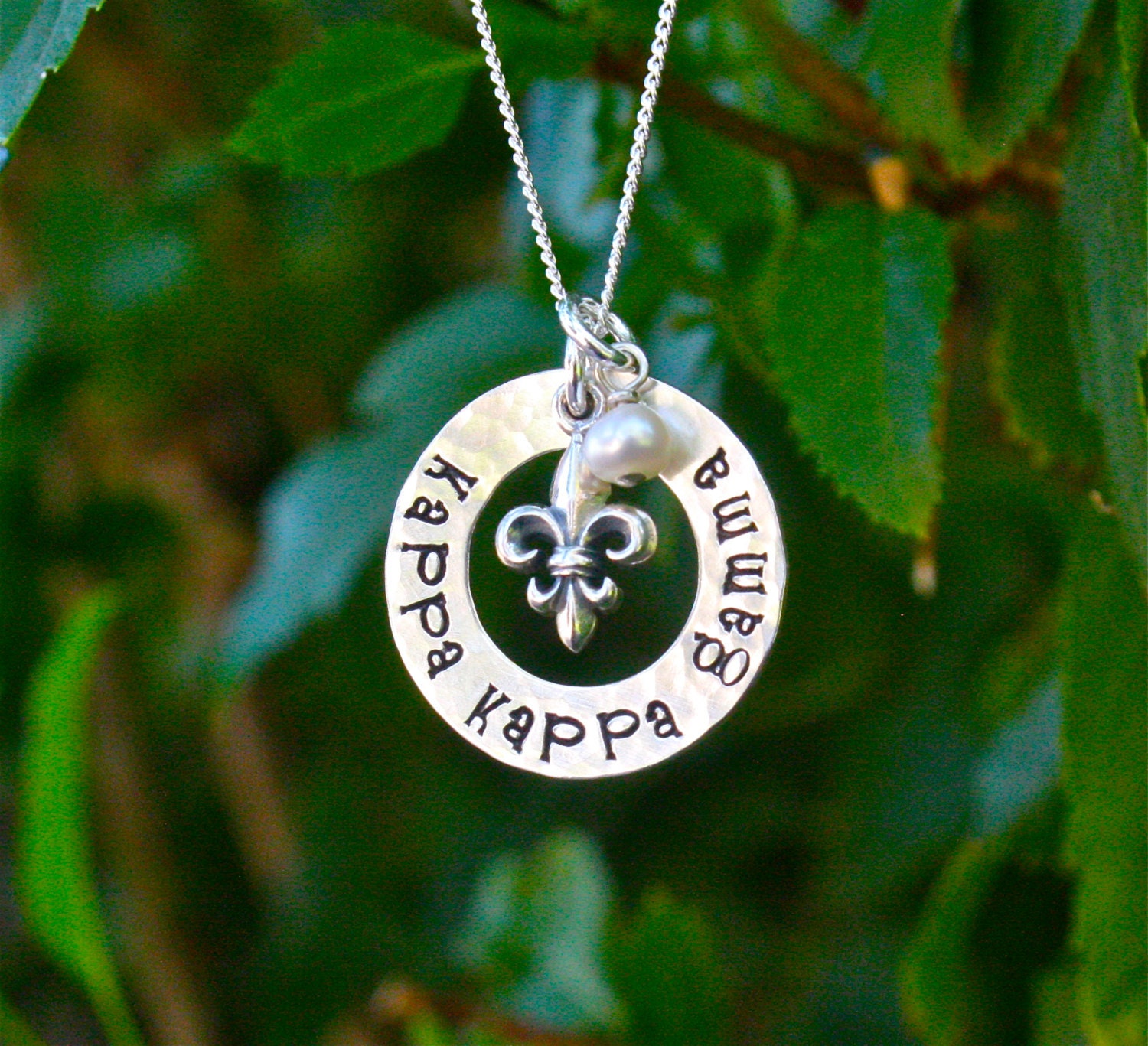 Kappa Kappa Gamma Necklace Kappa Kappa Gamma Jewelry Etsy