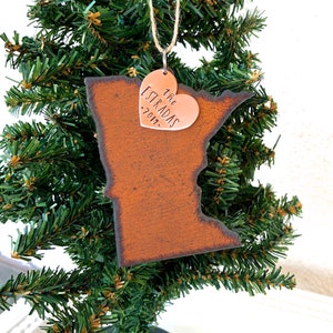 Minnesota Ornament, Personalized Minnesota Ornament, Minnesota Christmas Ornament, Family Ornament, 2024 Holiday Ornament, Keepsake Ornament