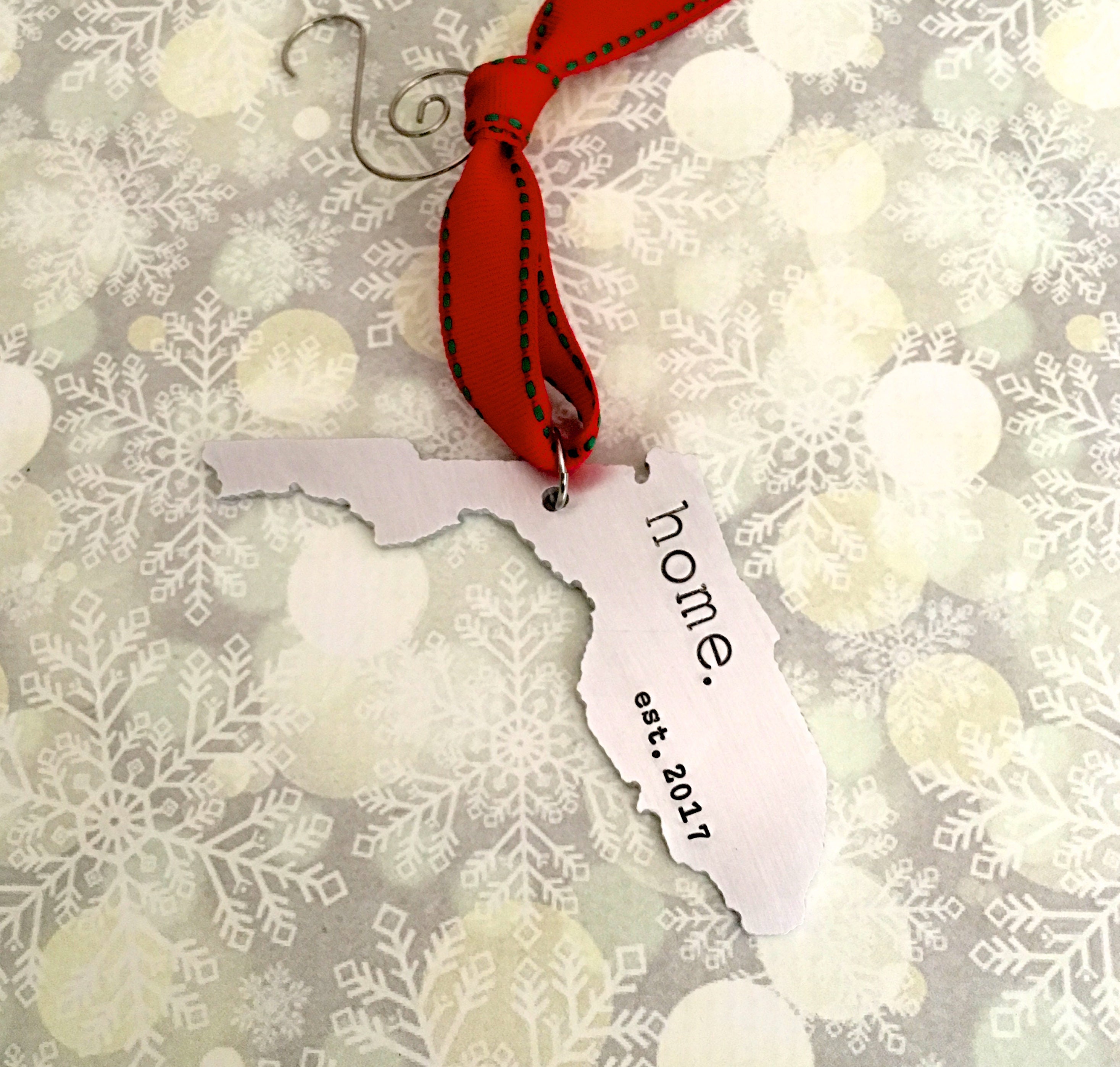 Florida Ornament Personalized Florida Ornament Florida Etsy