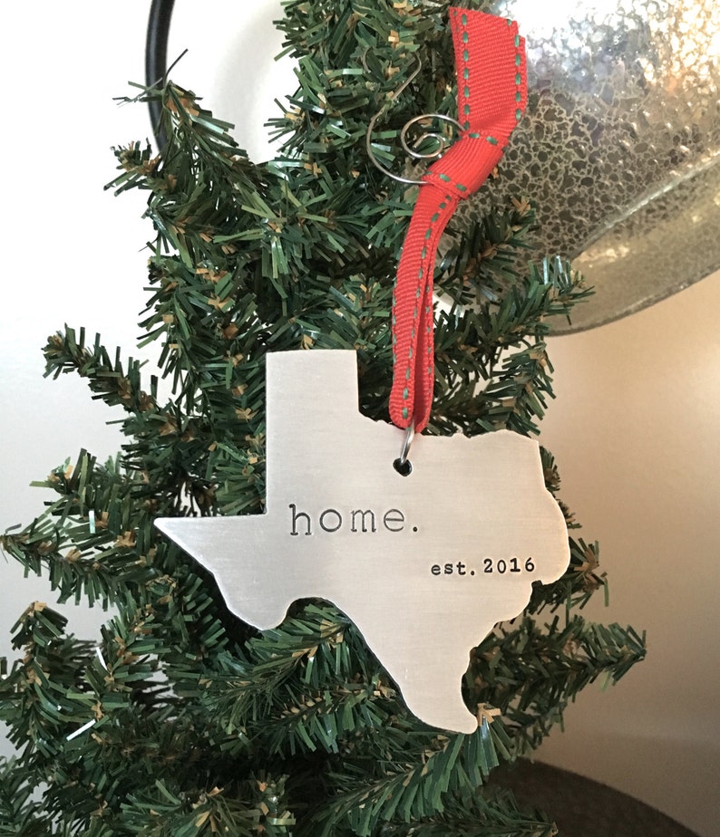 Texas Ornament, Personalized Texas Ornament, Texas Christmas Ornament, Texas Home, 2023 Holiday Ornament, Keepsake Ornament image 4