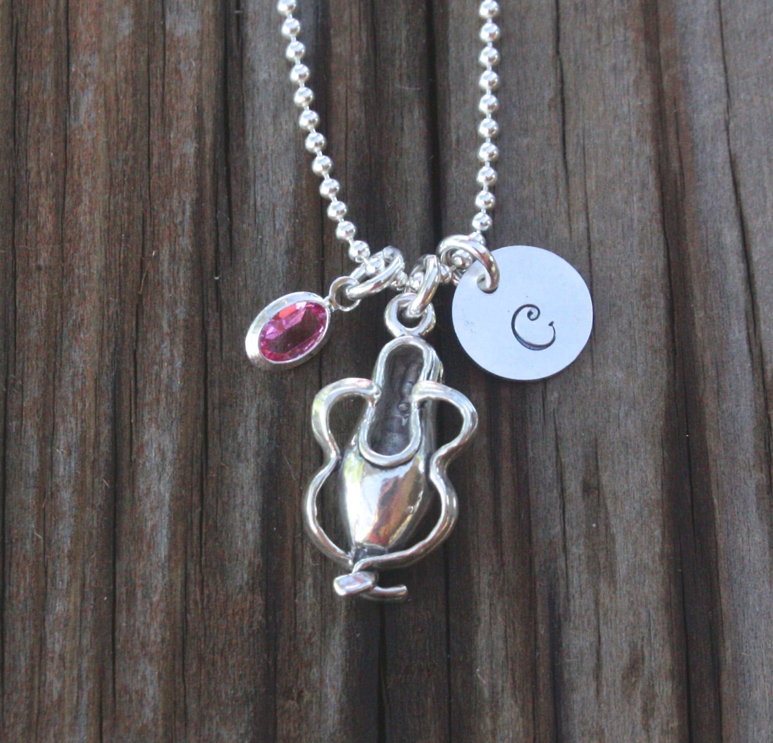 dance necklace, ballet necklace sterling silver, personalized dance jewelry, personalized ballet jewelry, dance jewelry