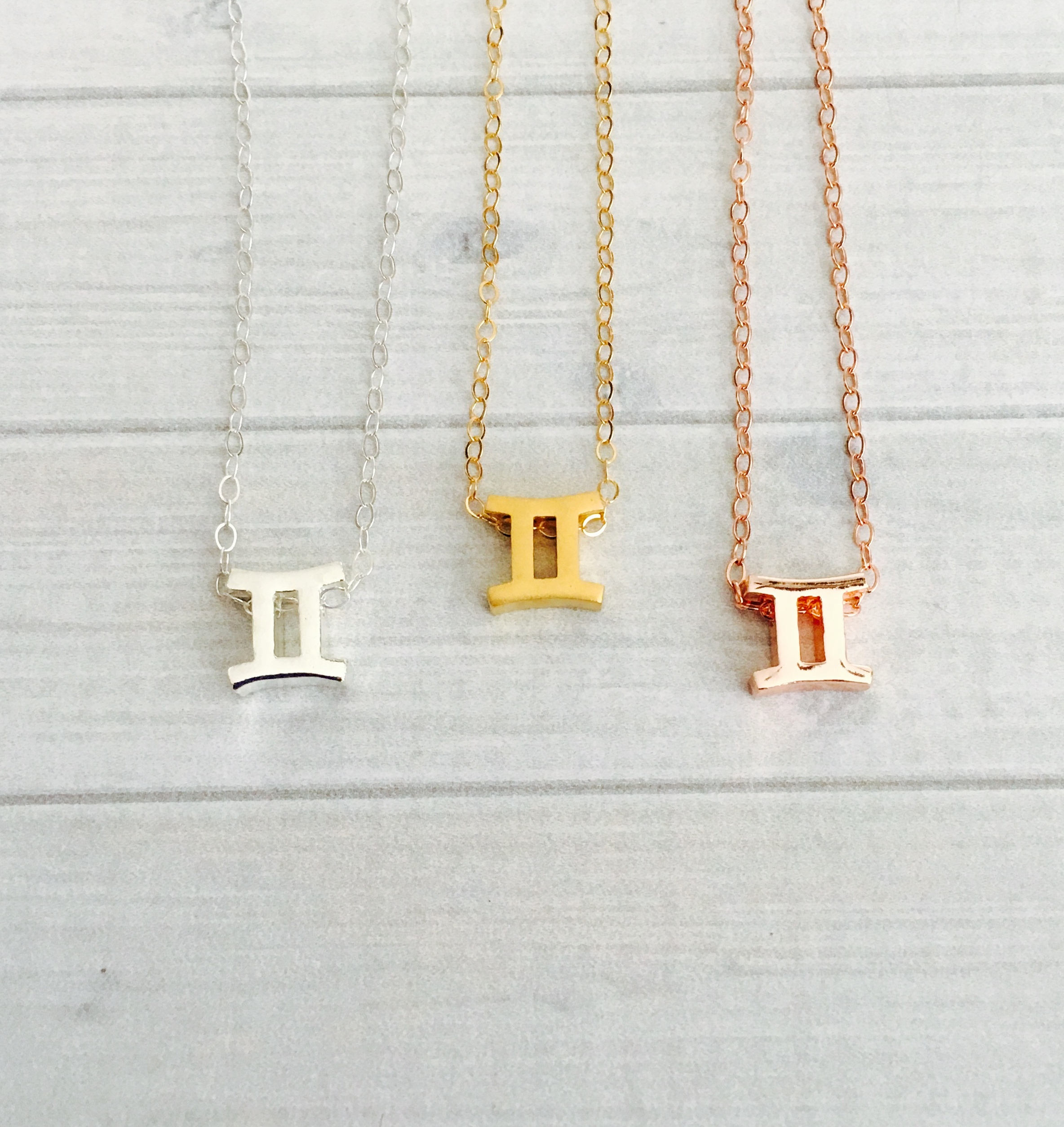 Gemini Zodiac Necklace Gemini Zodiac Symbol Necklace Gemini Zodiac Sign Necklace Gemini Zodiac Jewelry Etsy