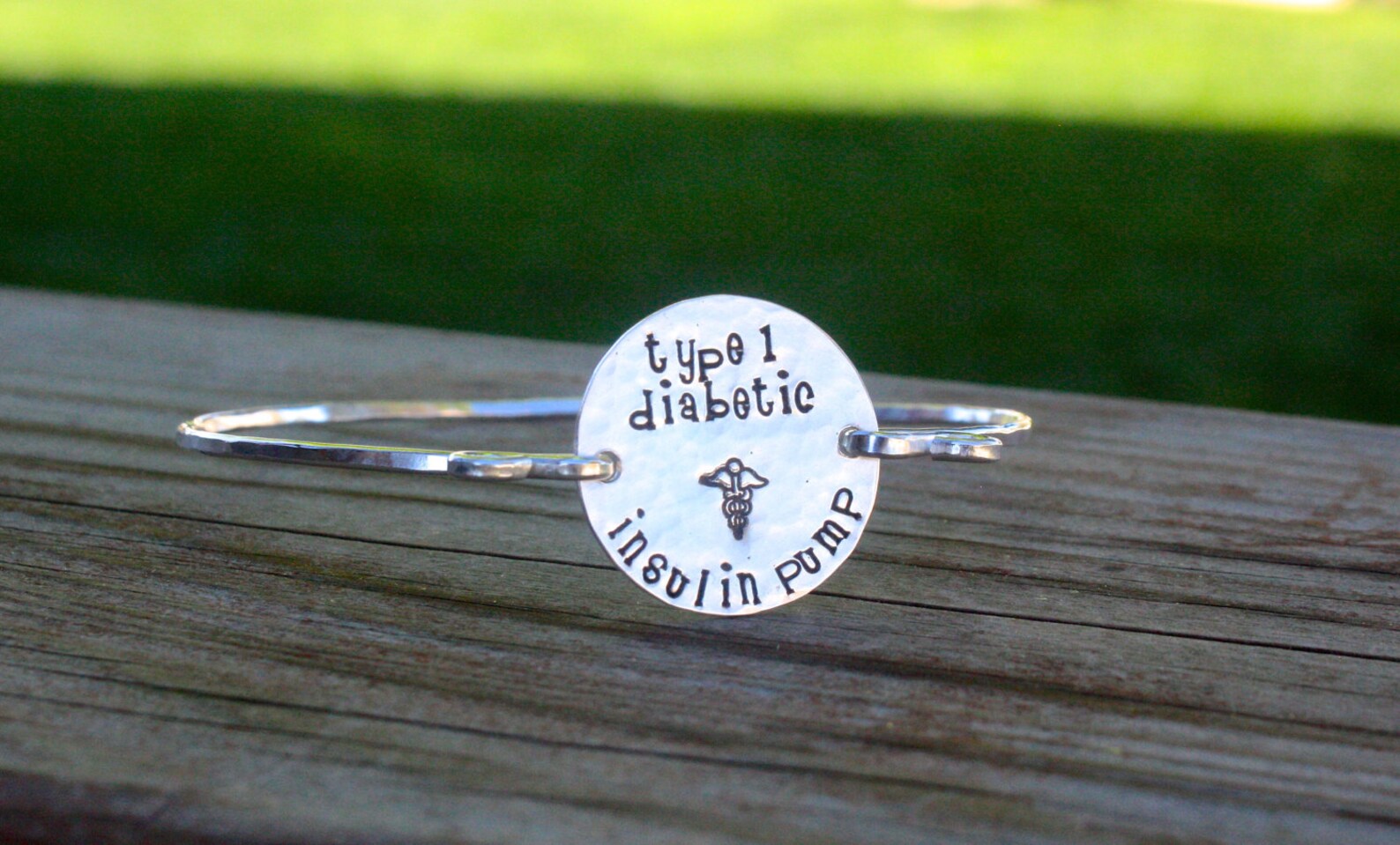 Medical ID Jewelry Medic Alert Bangle Bracelet Solid Etsy