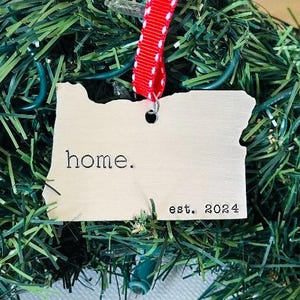 Oregon Ornament, Personalized Oregon Ornament, Oregon Christmas Ornament, Oregon State, 2024 Ornament, Keepsake Ornament