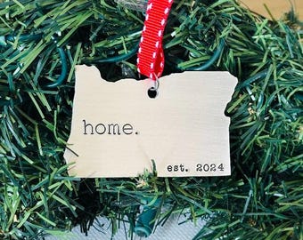Oregon Ornament, Personalized Oregon Ornament, Oregon Christmas Ornament, Oregon State, 2024 Ornament, Keepsake Ornament