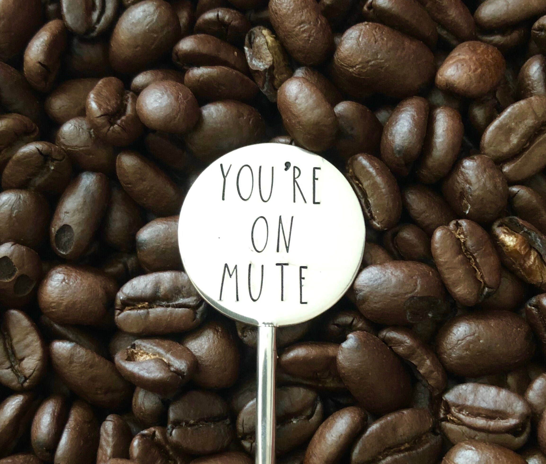 コーヒー スター スティック、コーヒー スターラー、飲料スターラー、コーヒー愛好家へのギフト、コーヒー アクセサリー、コーヒー ユーモア、Zoom  ミーティング ユーモア、ミュートになっています - Etsy 日本