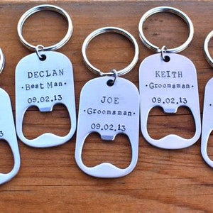 Personalized Bottle Opener Key Chain, Graduation Gift, Father's Day Gift, Groomsmen Gift, Beer Lover Gift, Guy Gift, TOP SELLER image 3