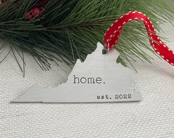 Virginia Ornament, Personalized Virginia Ornament, Virginia Christmas Ornament, Virginia Home, 2025 Ornament, Keepsake Ornament