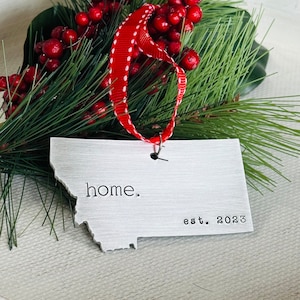 Montana Ornament, Personalized Montana Ornament, Montana Christmas Ornament, Montana State, 2025 Ornament, Keepsake Ornament