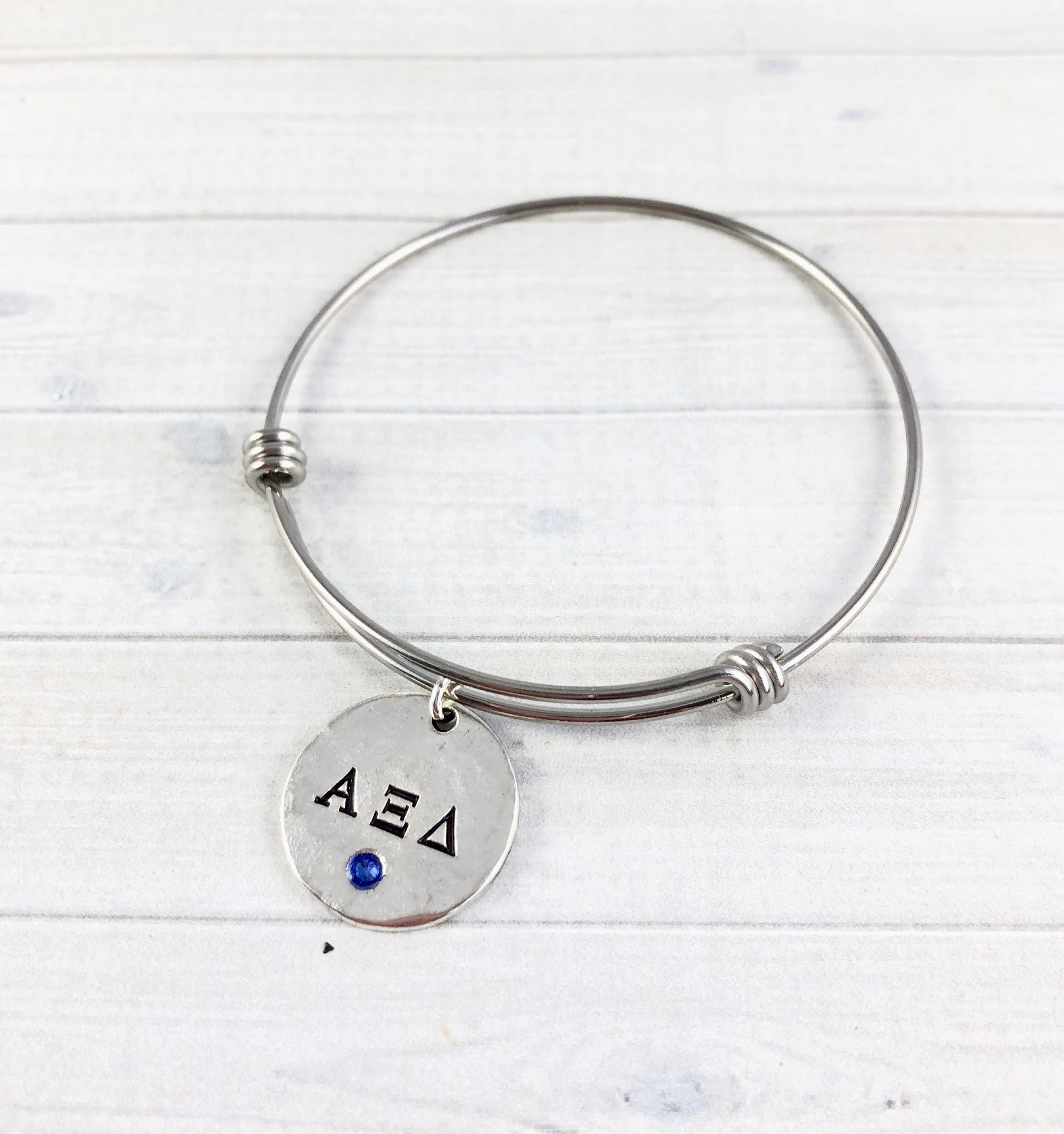 Alpha Xi Delta Bracelet Alpha Xi Delta Bangle Bracelet Sorority
