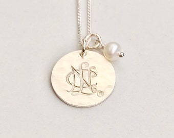 NCL Logo Necklace in Sterling Silver - National Charity League Jewelry - OFFICIALLY LICENSED