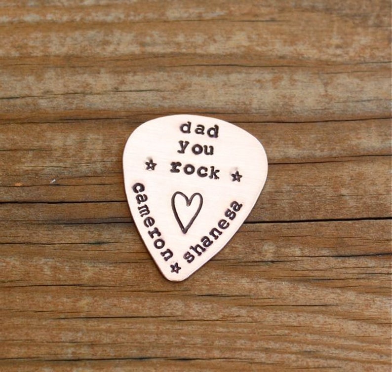 Personalized Guitar Pick, Guitar Player Gift, Custom Guitar Pick, Music Teacher Gift, Graduation Gift, Father's Day Gift image 2