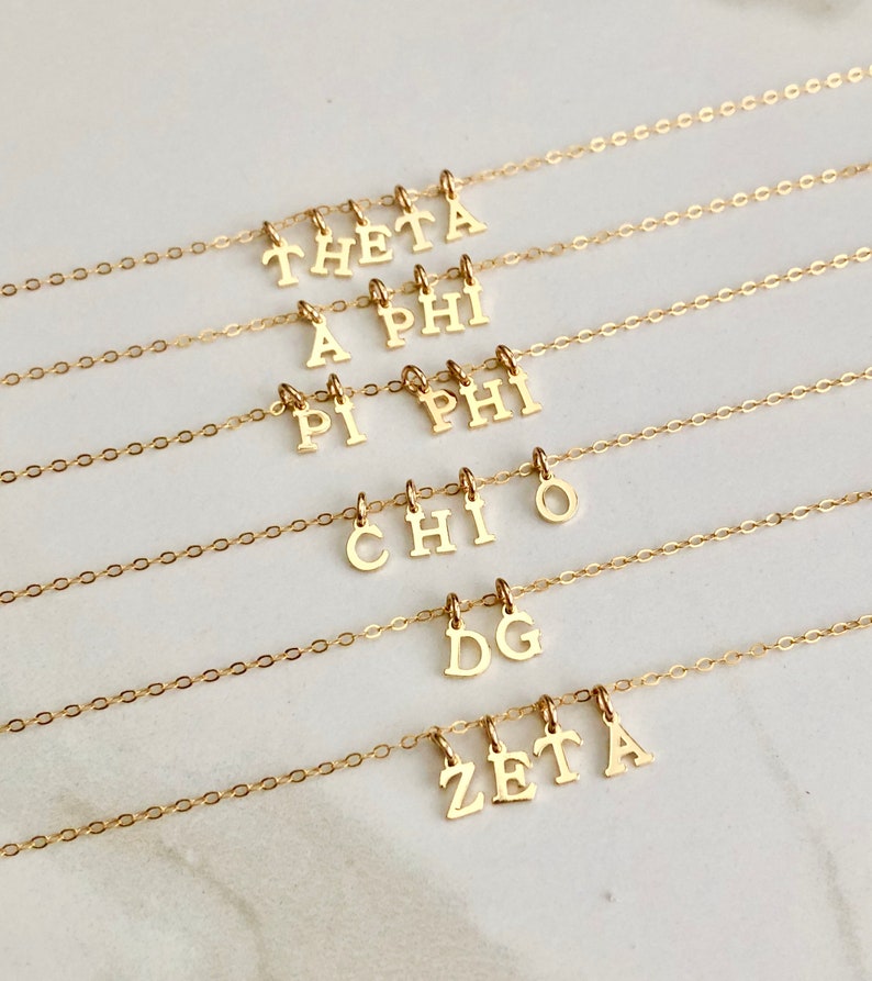 Alpha Delta Pi Sorority Necklace ADPI Sorority Necklace Etsy