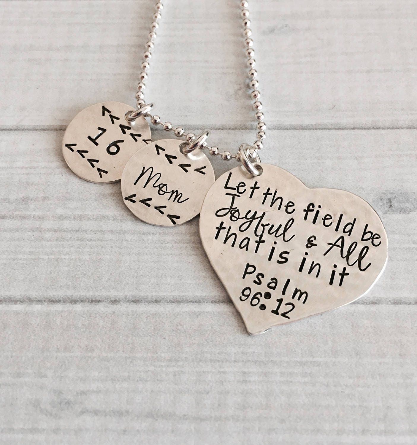 Baseball mom necklace online