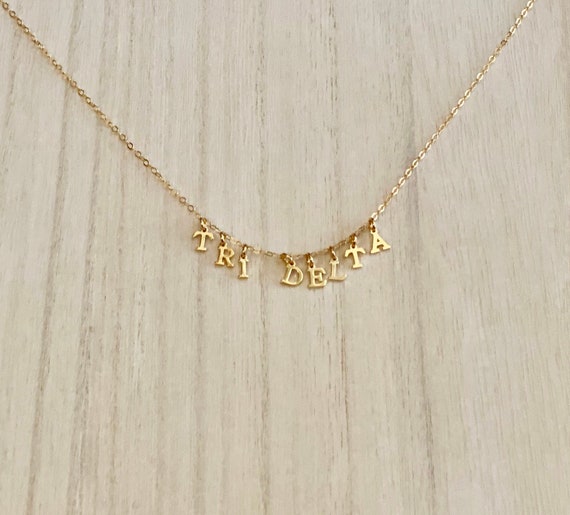 Tri delta necklace discount