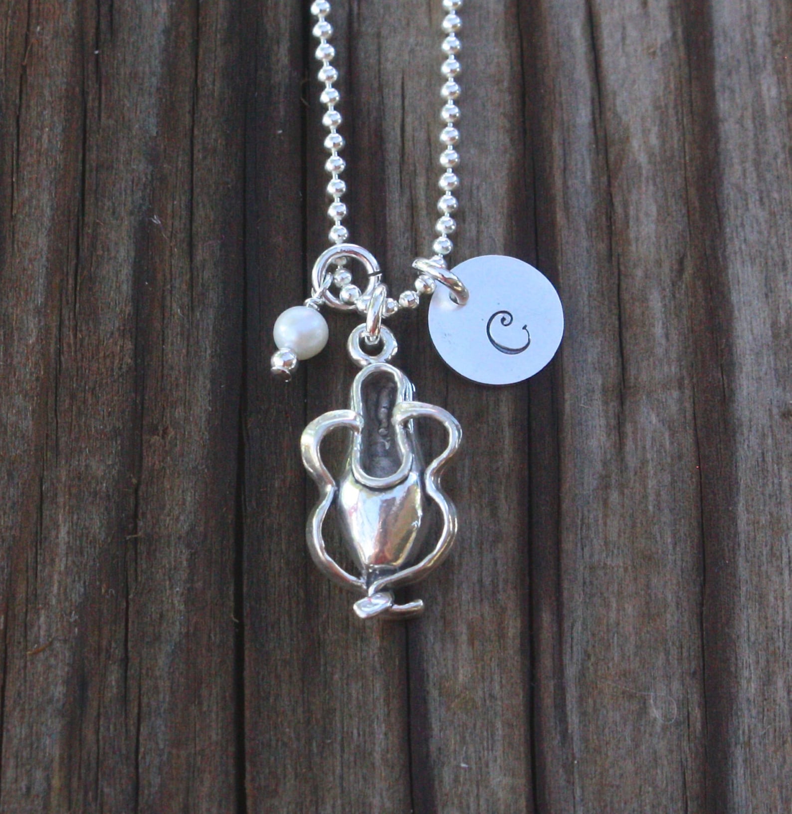 dance necklace, ballet necklace sterling silver, personalized dance jewelry, personalized ballet jewelry, dance jewelry