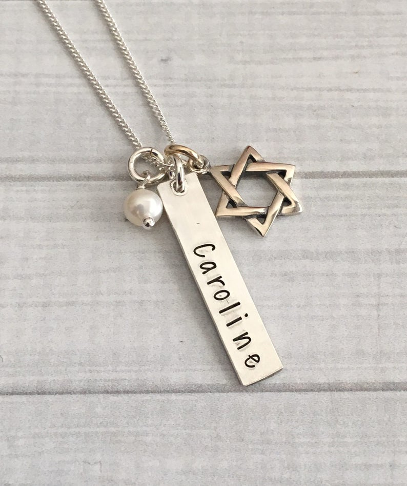 Bat Mitzvah Necklace Bat Mitzvah Gift Bat Mitzvah Jewelry Etsy