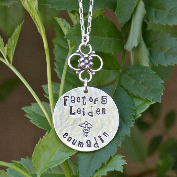 Medical ID Jewelry, Medic Alert Necklace - Sterling Silver Medical Jewelry