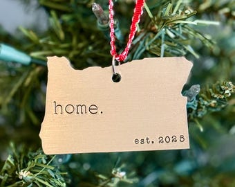 Oregon Ornament, Personalized Oregon Ornament, Oregon Christmas Ornament, Oregon State, 2026 Ornament, Keepsake Ornament