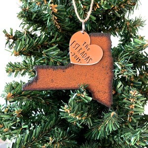 New York Ornament, Personalized New York Ornament, New York Christmas Ornament, Family Ornament, 2024 Holiday Ornament, Keepsake Ornament