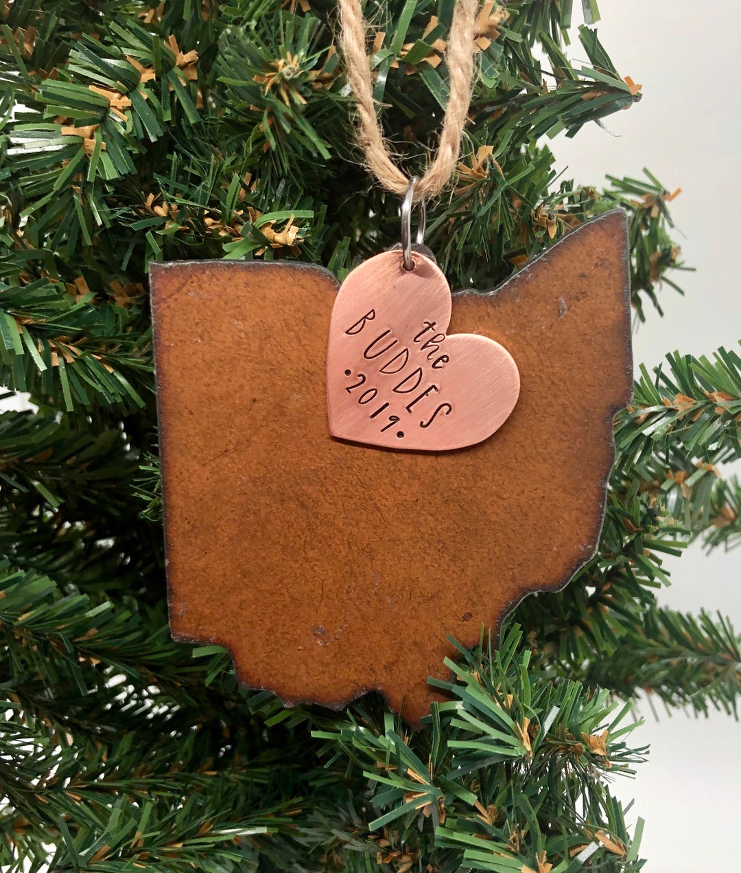 Ohio Ornament, Personalized Ohio Ornament, Ohio Christmas Ornament, Family Ornament, 2023