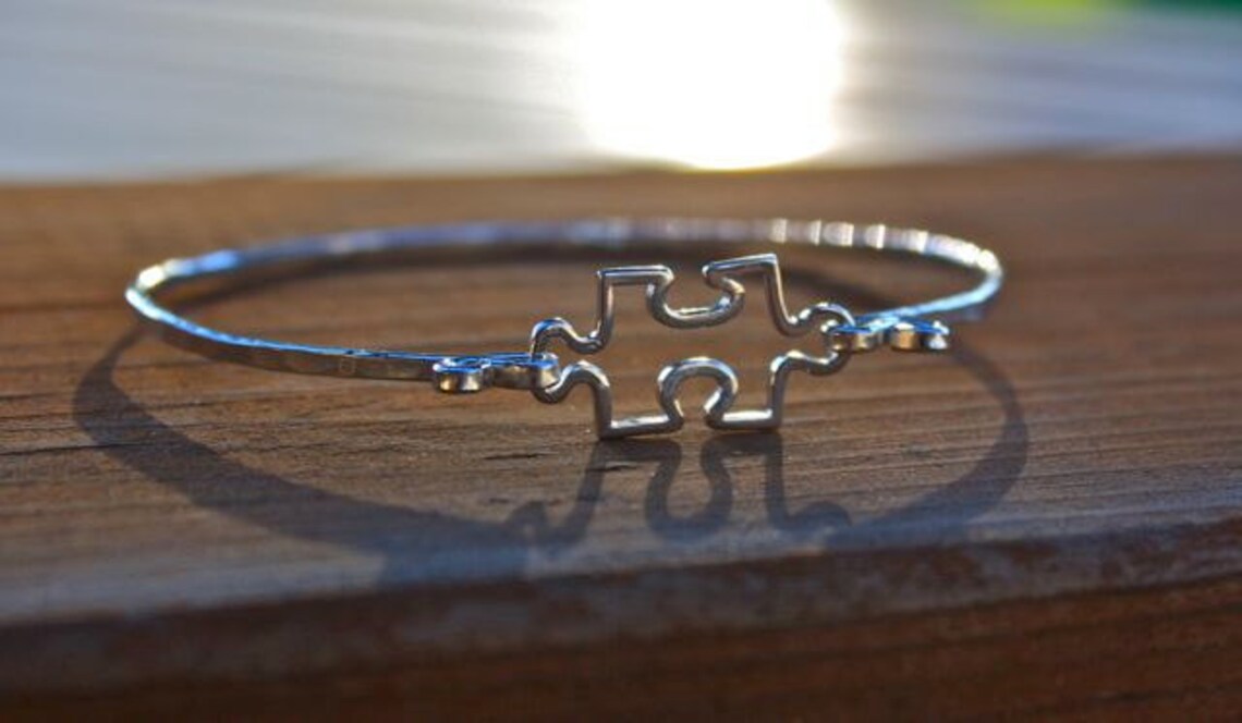 Puzzle Bracelet Autism Jewelry Aspergers / Autism Awareness Etsy