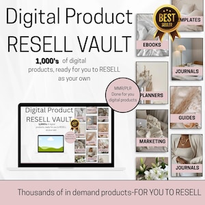 MRR PLR Digital Product Vault: Resell Ebooks, Templates, Journals