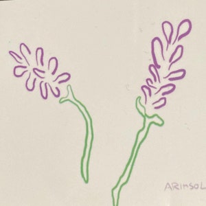 Sticker: Frühlingsblume