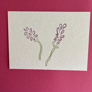 Carte postale : Fleur de printemps