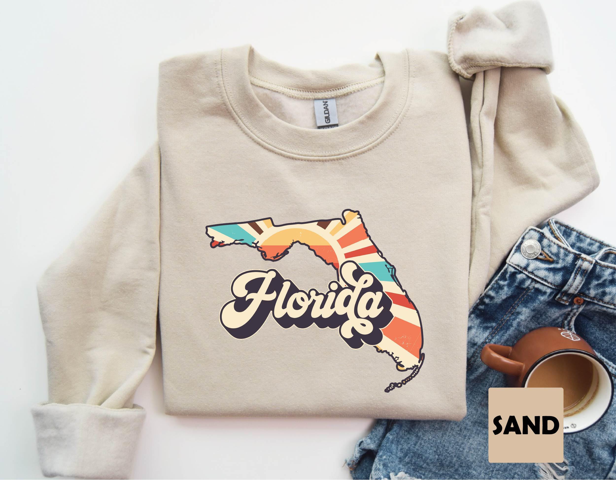Florida Summer Vacation Hoodie - Comfort Colors Beach Sweatshirt 