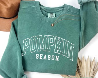 Pumpkin Season Sweatshirt: Cozy Fall Vibes, Comfort Colors®