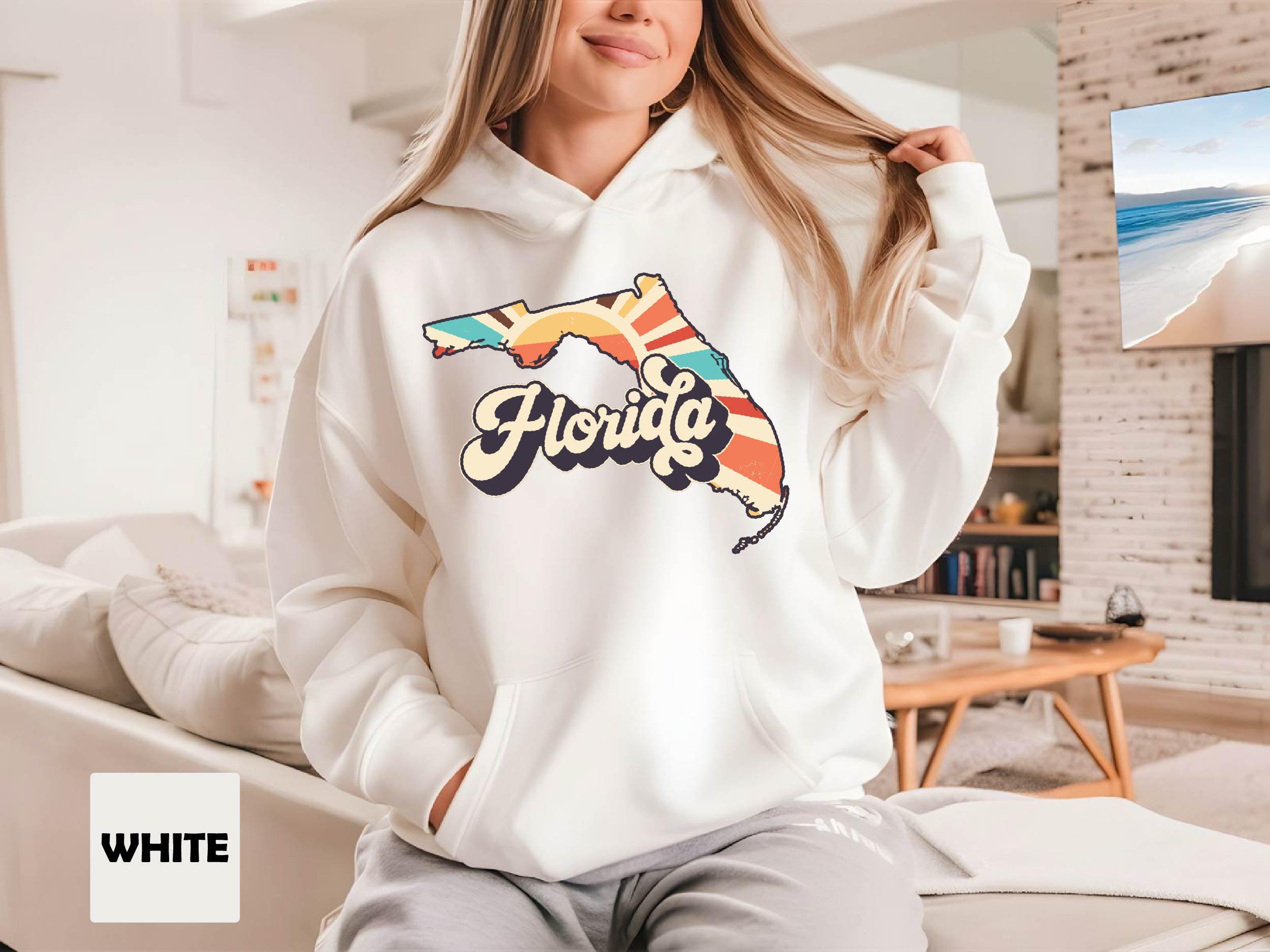 Florida Summer Vacation Hoodie - Comfort Colors Beach Sweatshirt 