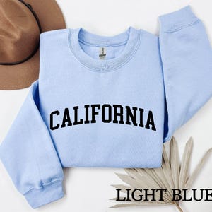 California Sweatshirt: Garment-Dyed Comfort Colors Crewneck