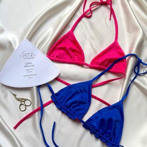 LUNA bikinitopp - PDF-sömnadsmönster (vanliga storlekar xs-xl)