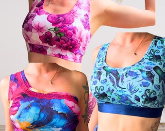 VICTORIA Bra — Full Bust Friendly PDF Sewing Pattern (XS–5XL, Cup A–M) - cup-badsed sizes