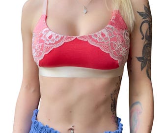 Carmen bralette - lace add- PDF sewing pattern (regular sizes XS-XL)