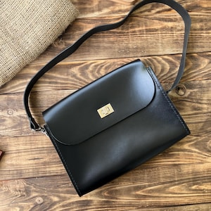 porté épaule en cuir fait main pour femme | Sac à bandoulière en cuir minimaliste en cuir Kaiser premium | Cadeau pour elle
