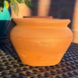 Clay pot planter