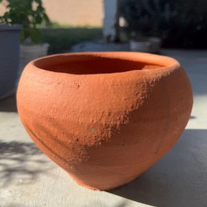 Succulent terracotta handmade pots