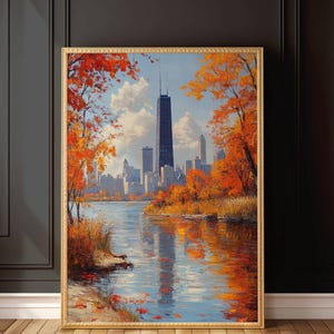 Poster di Chicago, Arte murale di Chicago, Poster di Chicago, Arte murale di Chicago, Decorazione murale, Regalo per gli amanti dell'arte