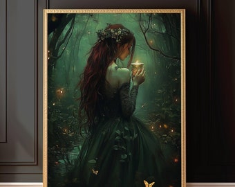 Aphrodite Greek Goddess of Beauty, Divine Feminine Art, Ancient Greece Art, Greek Mythology Print, Aphrodite Painting, Greek Goddess Beauty