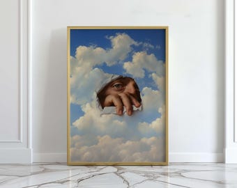 Surrealist Vision - Abstract Art Poster of a Surrealist Landscape