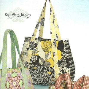 MCCALLS PATTERN M5822 fashion accessories, Kay White Design purses and totes, one size, new and uncut image 3