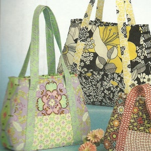 MCCALLS PATTERN M5822 fashion accessories, Kay White Design purses and totes, one size, new and uncut image 4