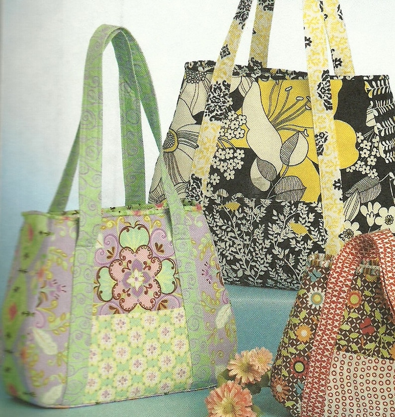 MCCALLS PATTERN M5822 fashion accessories, Kay White Design purses and totes, one size, new and uncut image 4