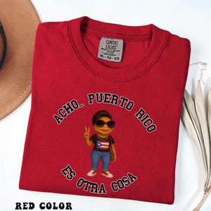 Comfort Colors Puerto Rico Concert Women Shirt, Puerto Rican Tshirts, Boricua Gift For Fan, San Juan PR Tee, PE ERRE Orgullo Puertorriqueño