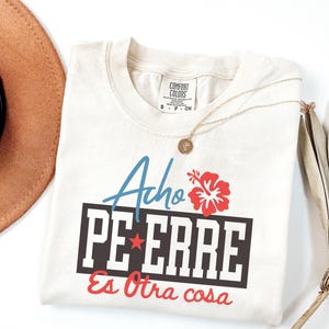 Comfort Colors Puerto Rico Concert Fan Shirt, Puerto Rican Tshirts, Boricua Gift For Fan, San Juan PR Tee, PE ERRE Orgullo Puertorriqueño