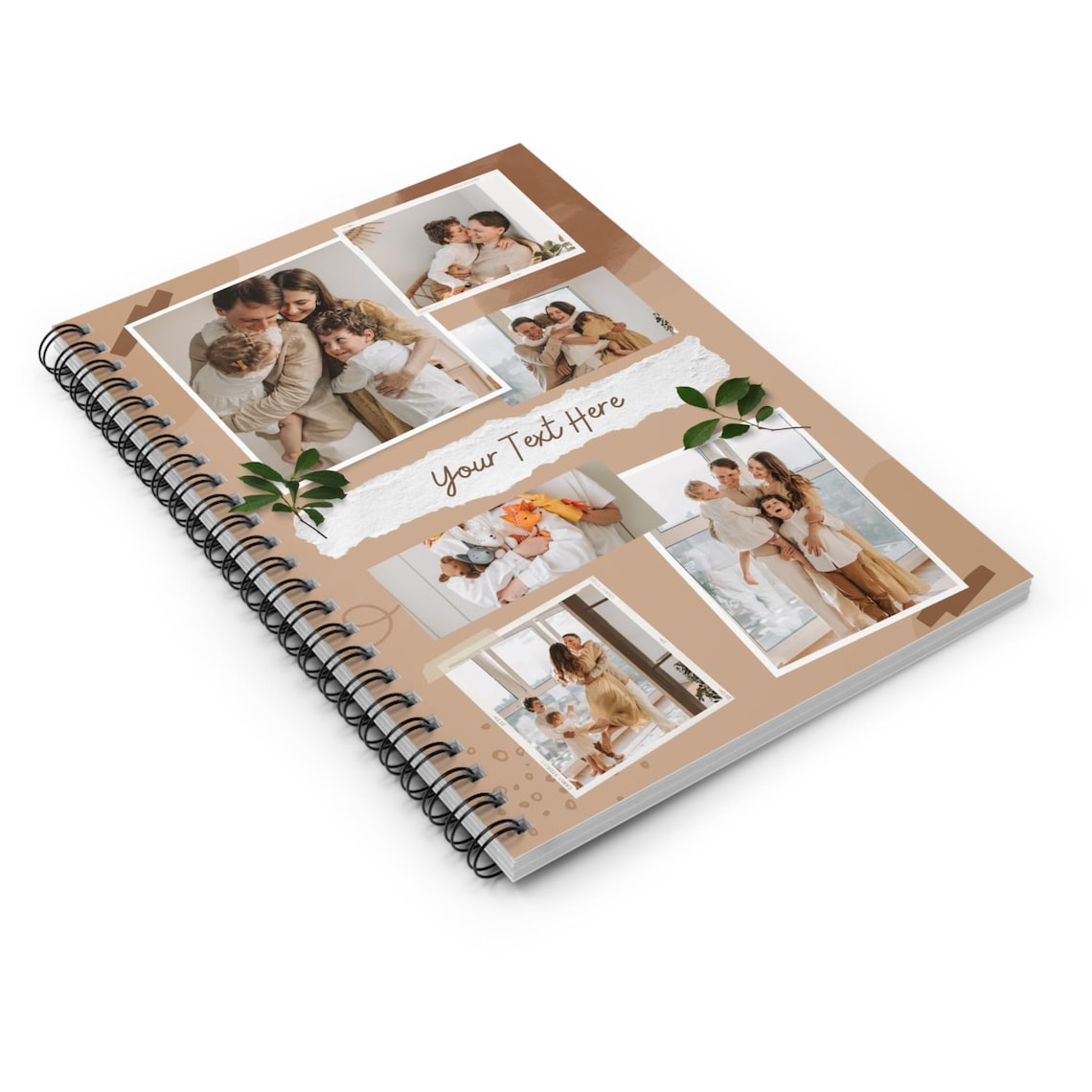 Customized Notebook With Photo Collage Personalized Spiral Notebook ...