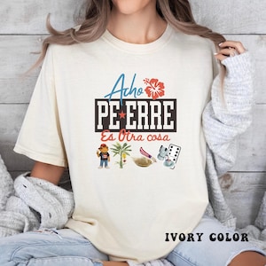 Comfort Colors Puerto Rico Concert Fan Shirt, Puerto Rican Tshirts, Boricua Gift For Fan, San Juan PR Tee, PE ERRE Orgullo Puertorriqueño