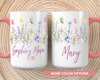 Taza personalizada para mamá primeriza, regalo para futura mamá, regalo para baby shower, taza para el primer día de la madre, taza personalizada con nombre para mamá bebé, regalo para futura mamá